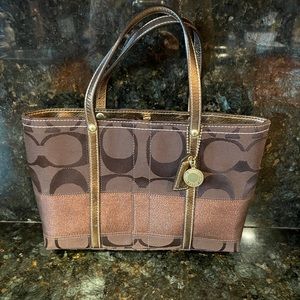 Coach Legacy Stripe handbag